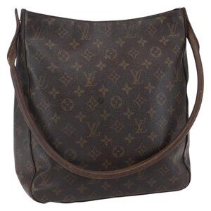 Authentic LOUIS VUITTON Monogram Looping GM Shoulder Bag M51145 LV